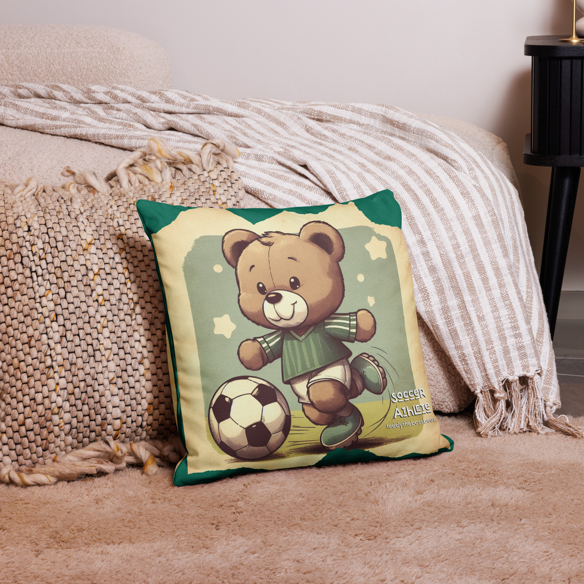 Soccer Boss - Pillowcase (Vintage Bear)