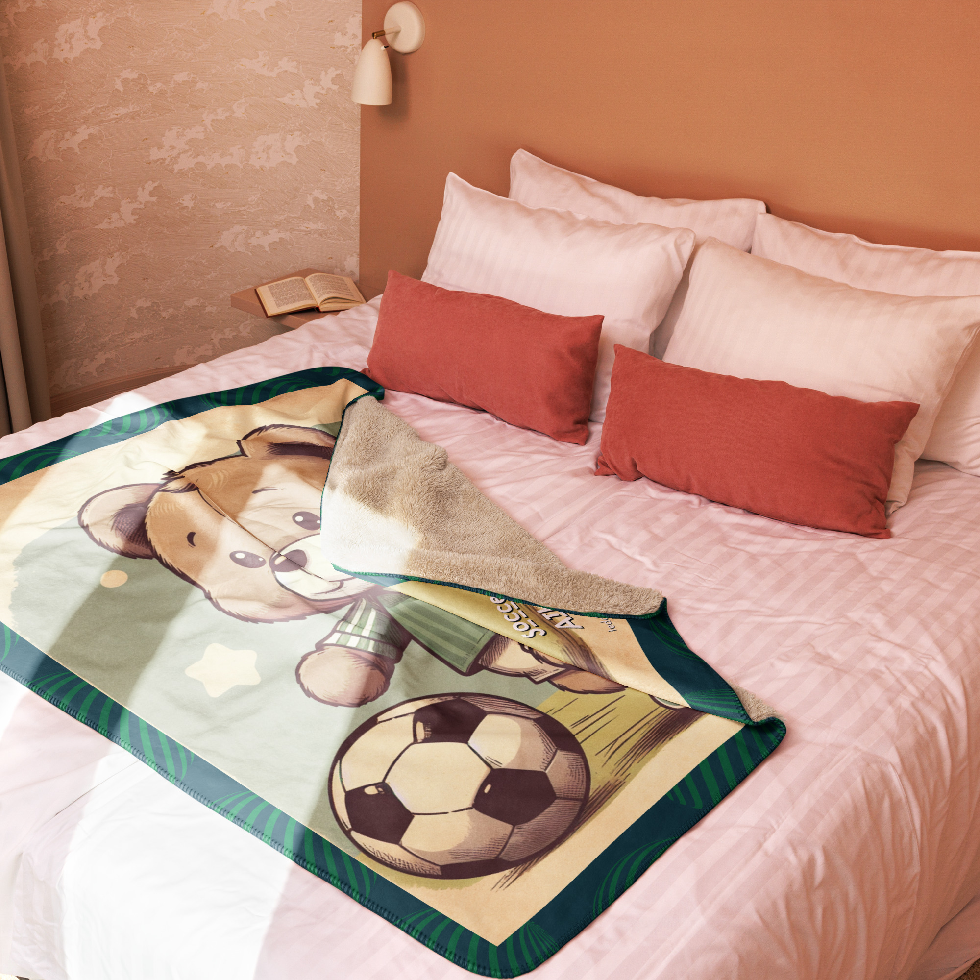 Soccer Boss - Blanket (Vintage Bear)