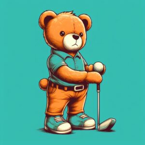 Golfer Boss (Brown Bear)