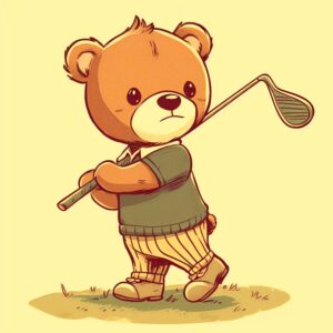 Golfer Boss (Vintage Bear)