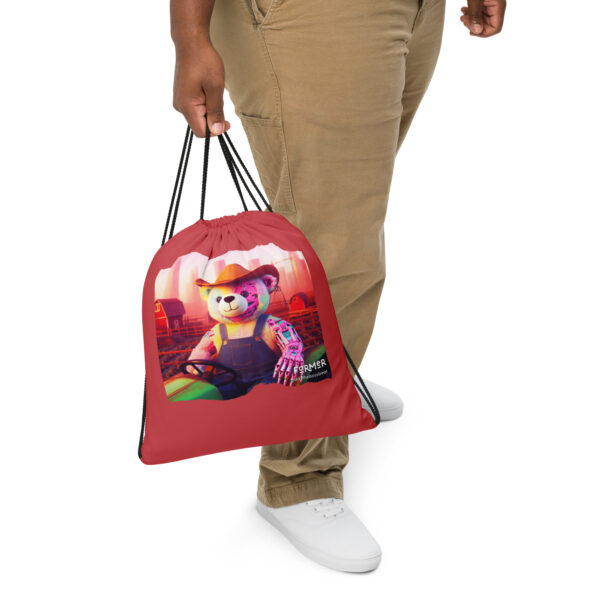 Farmer Boss - Drawstring Bag (Android Bear) - Image 3