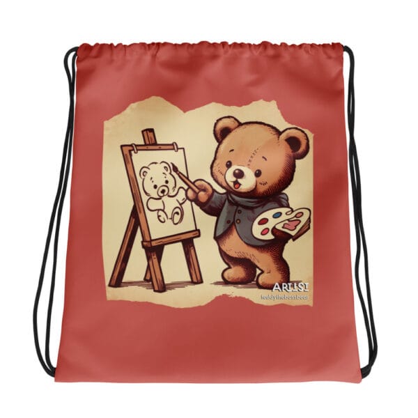 Artist Boss - Drawstring Bag (Vintage Bear) - Image 2