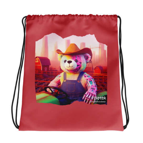 Farmer Boss - Drawstring Bag (Android Bear) - Image 2