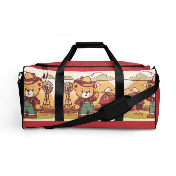 Farmer Boss - Duffle Bag (Vintage Bear) - Image 2