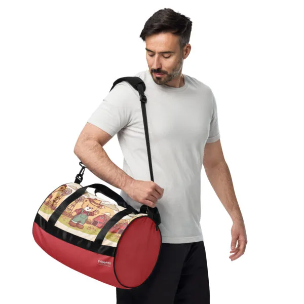 Farmer Boss - Gym Bag (Vintage Bear) - Image 7