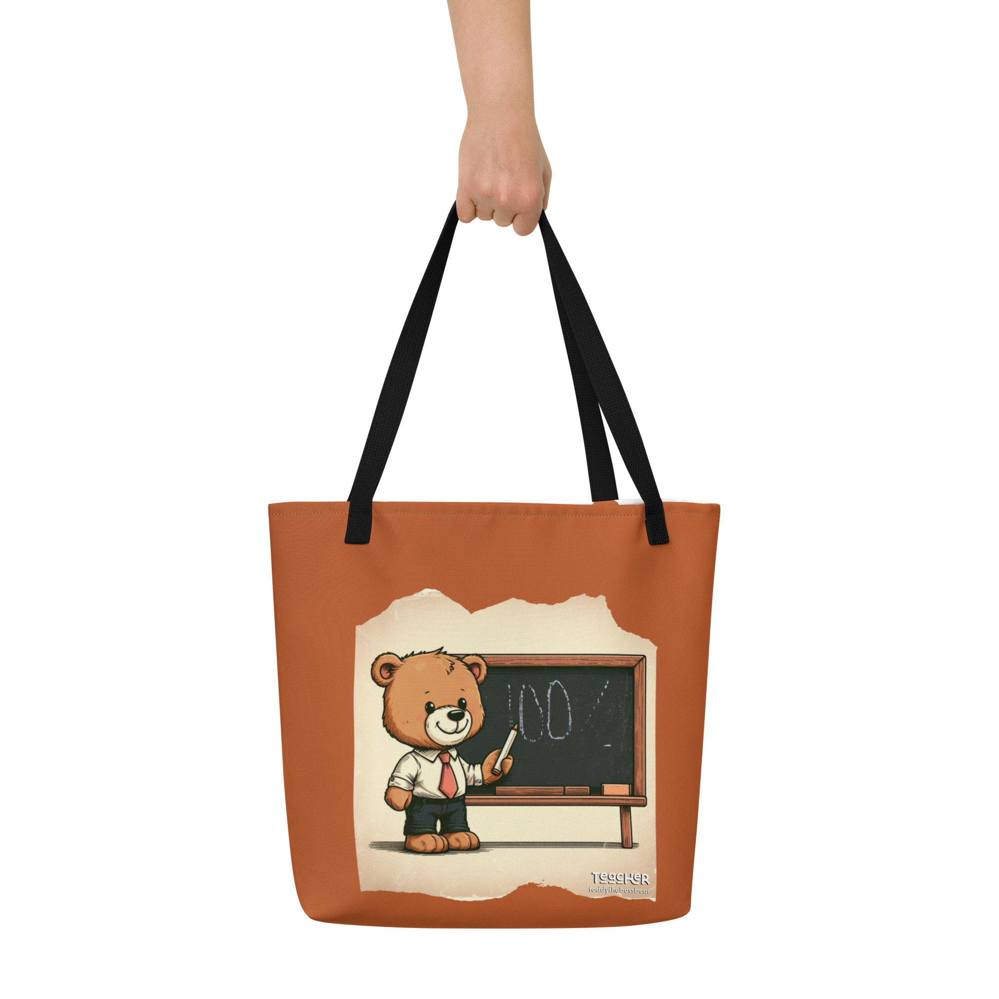 Teacher Boss - Tote (Vintage Bear) - Image 3