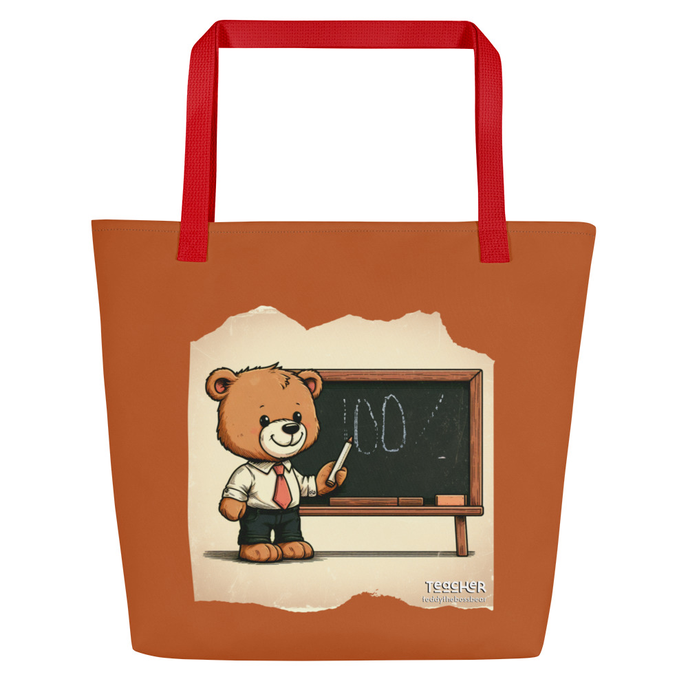 Teacher Boss - Tote (Vintage Bear) - Image 8