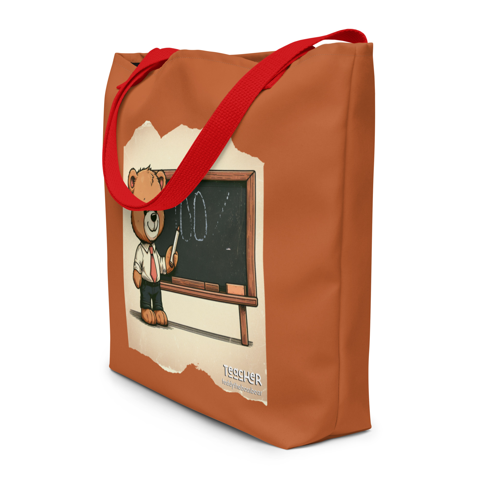 Teacher Boss - Tote (Vintage Bear) - Image 7