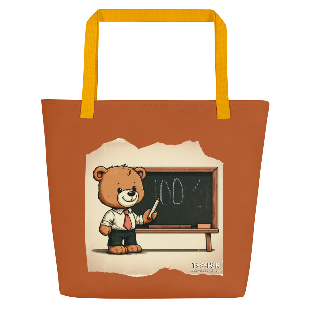 Teacher Boss - Tote (Vintage Bear) - Image 10