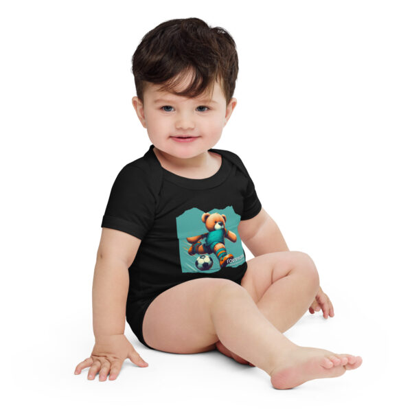 Footballer Boss - Baby Onesie (Brown Bear)