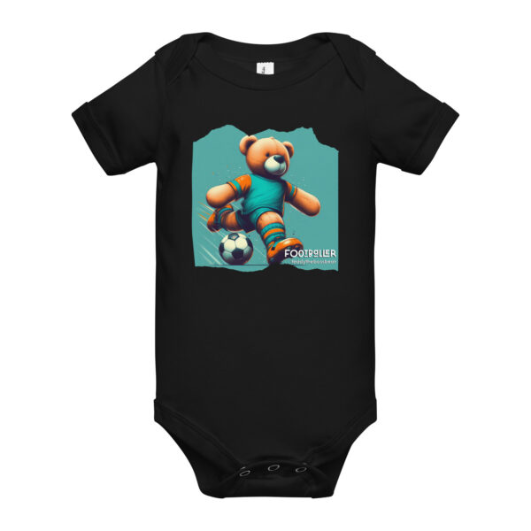 Footballer Boss - Baby Onesie (Brown Bear) - Image 2