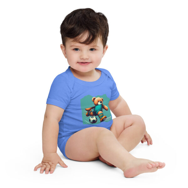 Footballer Boss - Baby Onesie (Brown Bear) - Image 5