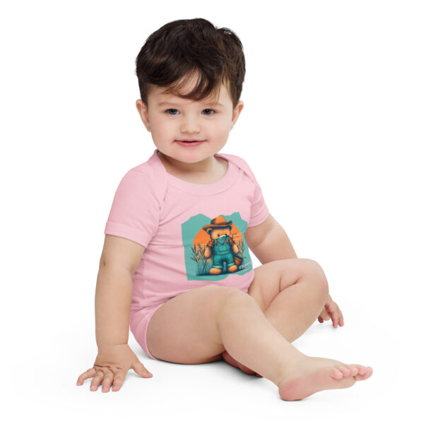 Farmer Boss - Baby Onesie (Brown Bear) - Image 7