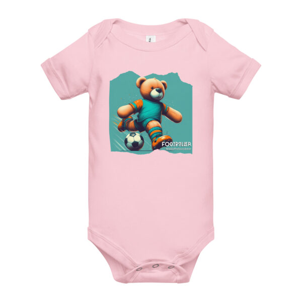 Footballer Boss - Baby Onesie (Brown Bear) - Image 8