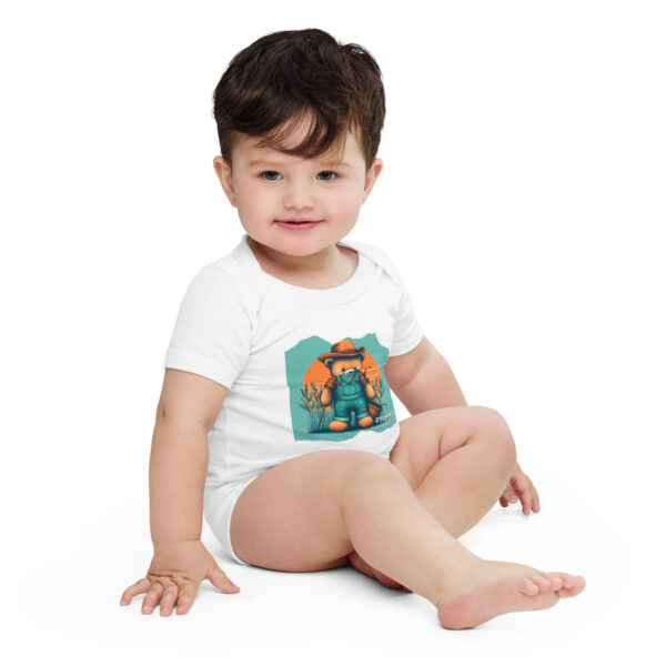 Farmer Boss - Baby Onesie (Brown Bear) - Image 9