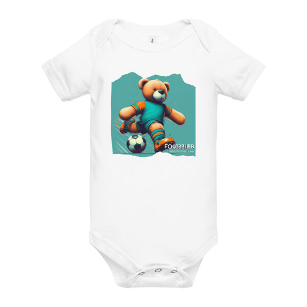 Footballer Boss - Baby Onesie (Brown Bear) - Image 10