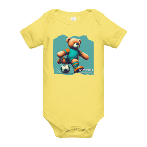 Footballer Boss - Baby Onesie (Brown Bear) - Image 12