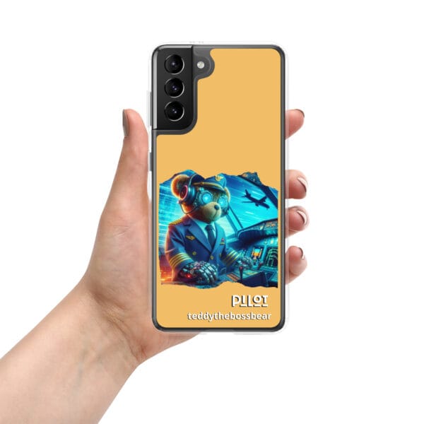 Pilot Boss - Samsung® Phone Case (Android Bear) - Image 8