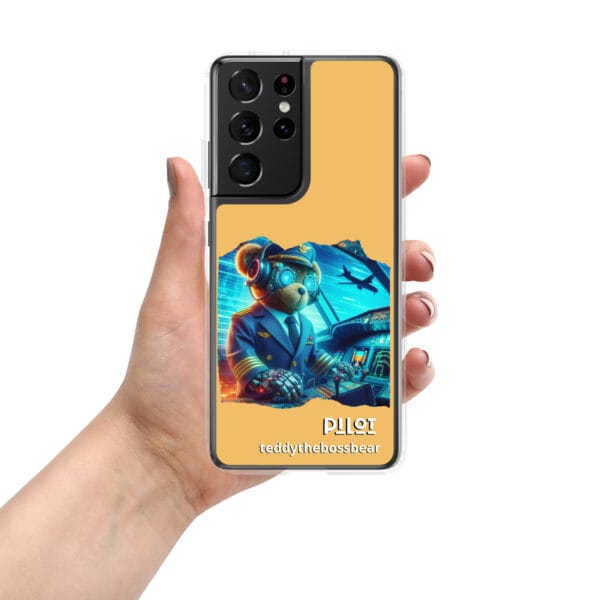 Pilot Boss - Samsung® Phone Case (Android Bear) - Image 9