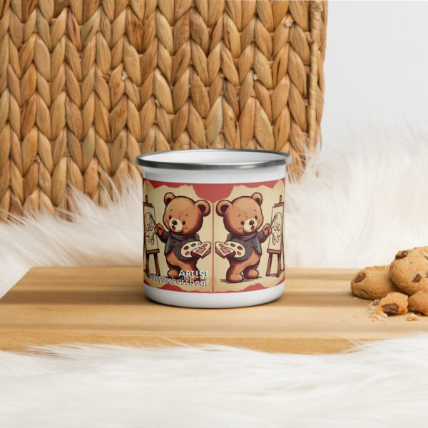 Artist Boss - Enamel Mug (Vintage Bear) - Image 2