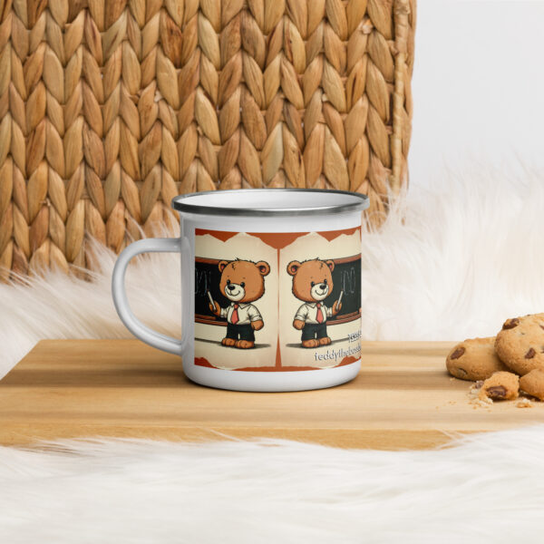 Teacher Boss - Enamel Mug (Vintage Bear)