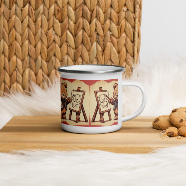 Artist Boss - Enamel Mug (Vintage Bear) - Image 3