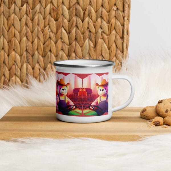 Farmer Boss - Enamel Mug (Android Bear) - Image 3