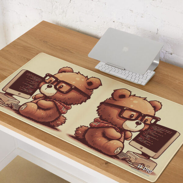 IT Boss - Gaming Mouse Pad (Vintage Bear) - Image 4