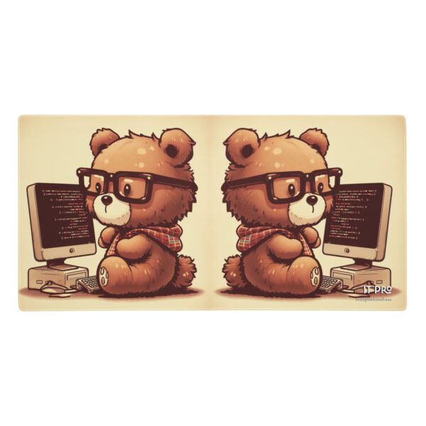 IT Boss - Gaming Mouse Pad (Vintage Bear) - Image 2