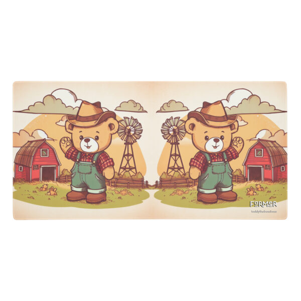 Farmer Boss - Gaming Mouse Pad (Vintage Bear) - Image 2