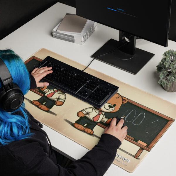 Teacher Boss - Gaming Mouse Pad (Vintage Bear) - Image 3