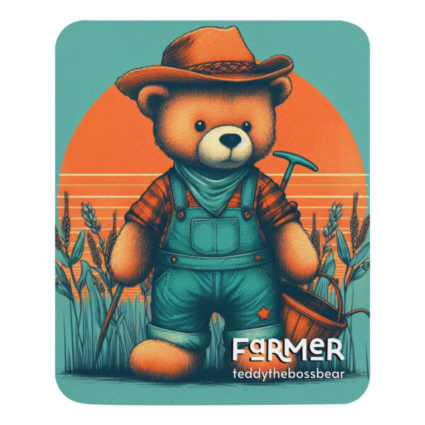 Farmer Boss - Mouse Pad (Brown Bear) - Image 2