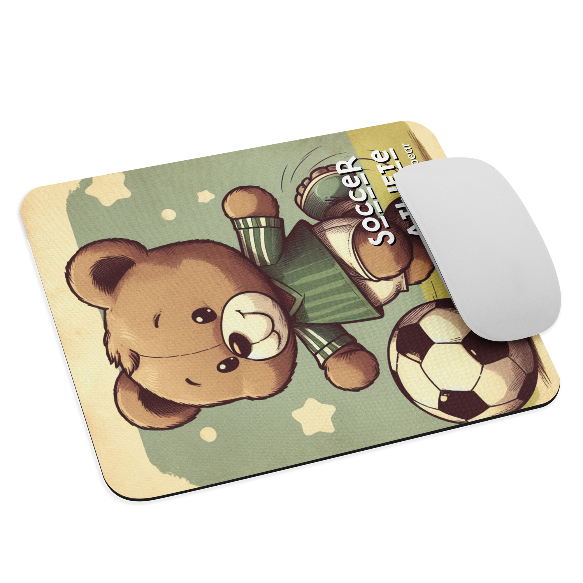 Soccer Boss - Mouse Pad (Vintage Bear)