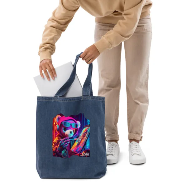 Artist Boss - Denim Tote (Android Bear) - Image 4
