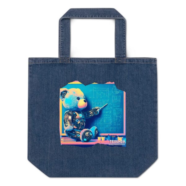 Teacher Boss - Denim Tote (Android Bear) - Image 2