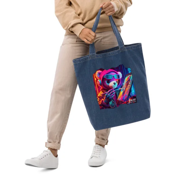 Artist Boss - Denim Tote (Android Bear) - Image 3