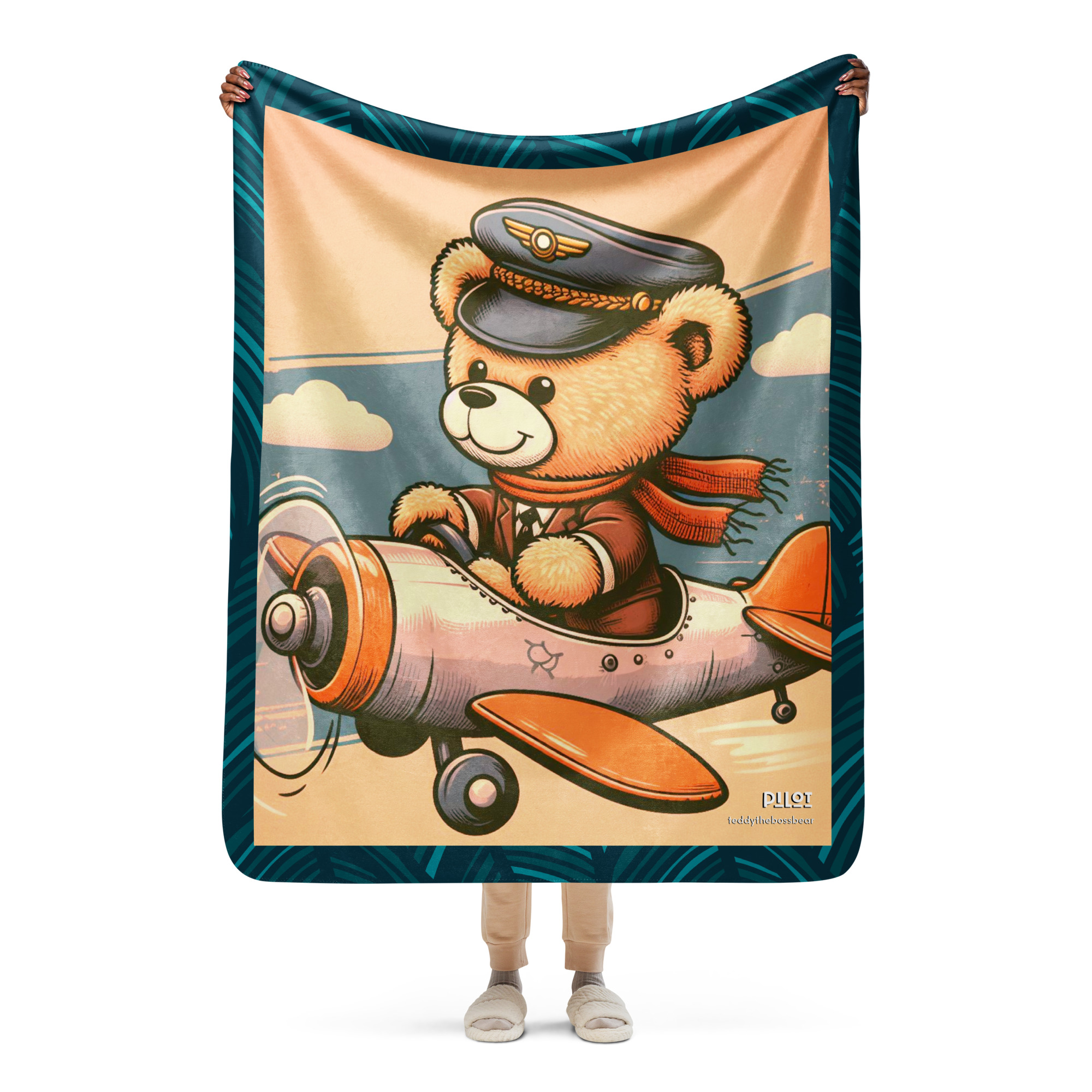 Pilot Boss - Blanket (Vintage Bear) - Image 2