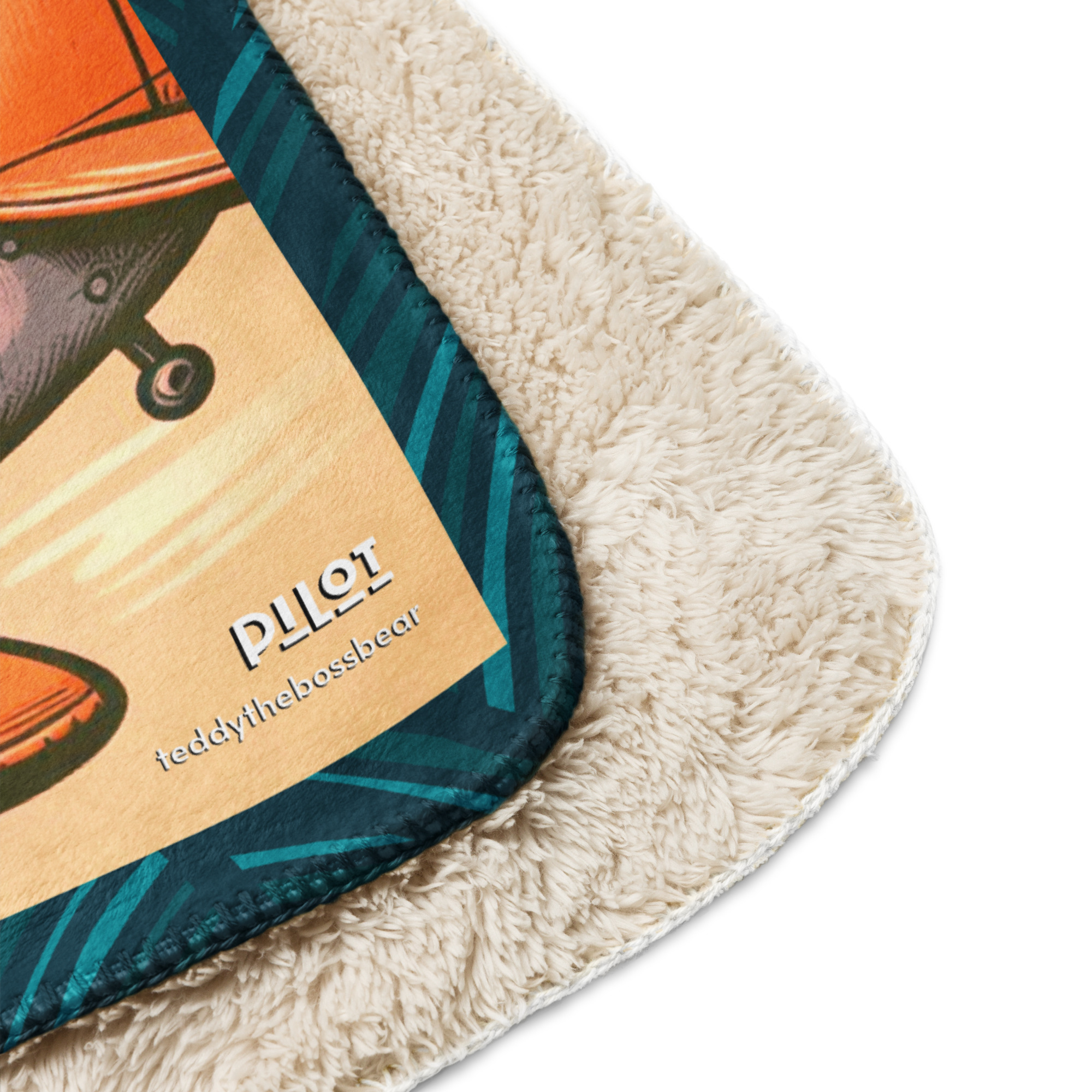 Pilot Boss - Blanket (Vintage Bear) - Image 6