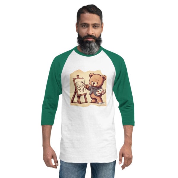 Artist Boss - 3/4 Sleeve (Vintage Bear) - Image 6