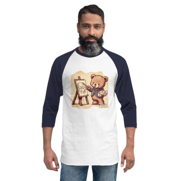 Artist Boss - 3/4 Sleeve (Vintage Bear) - Image 9