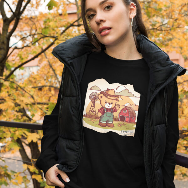 Farmer Boss - Long Sleeve (Vintage Bear) - Image 2