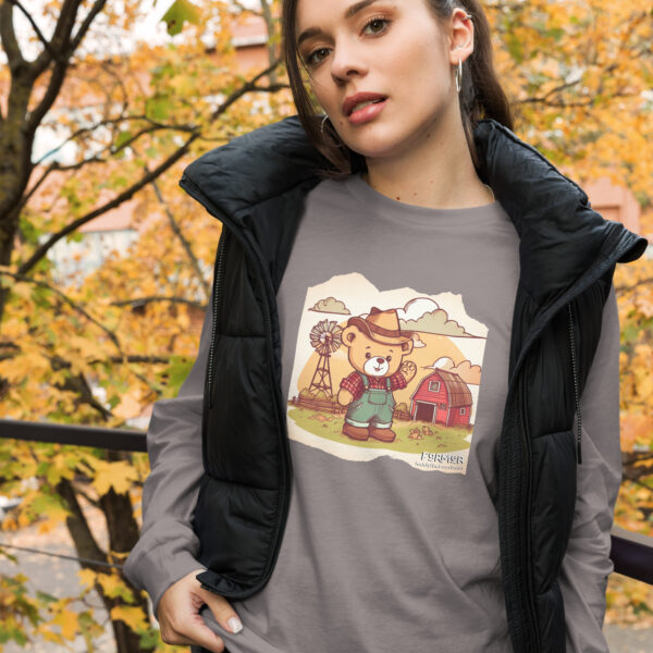 Farmer Boss - Long Sleeve (Vintage Bear) - Image 13