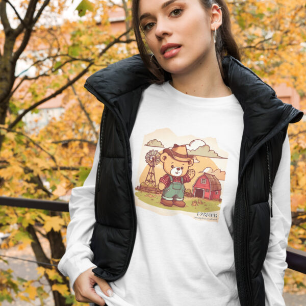 Farmer Boss - Long Sleeve (Vintage Bear) - Image 16