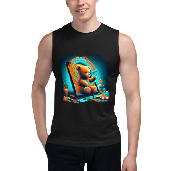 Artist Boss - Tank Top (Brown Bear) - Image 2