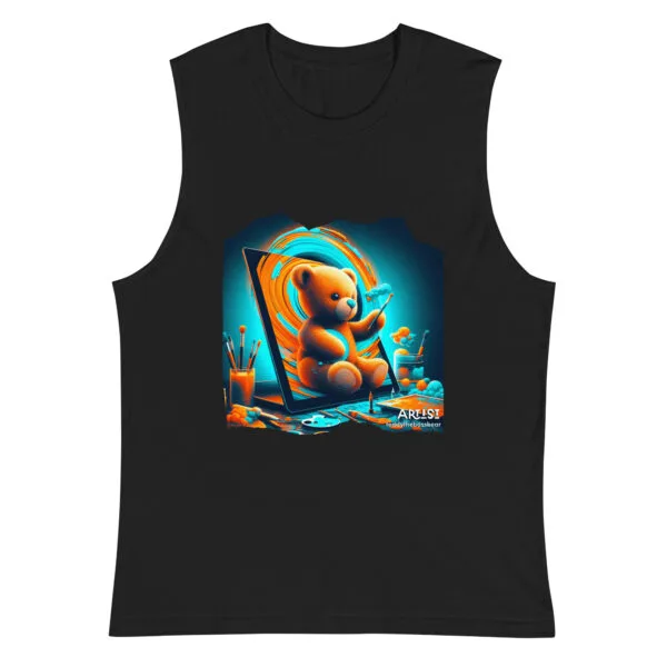 Artist Boss - Tank Top (Brown Bear) - Image 3