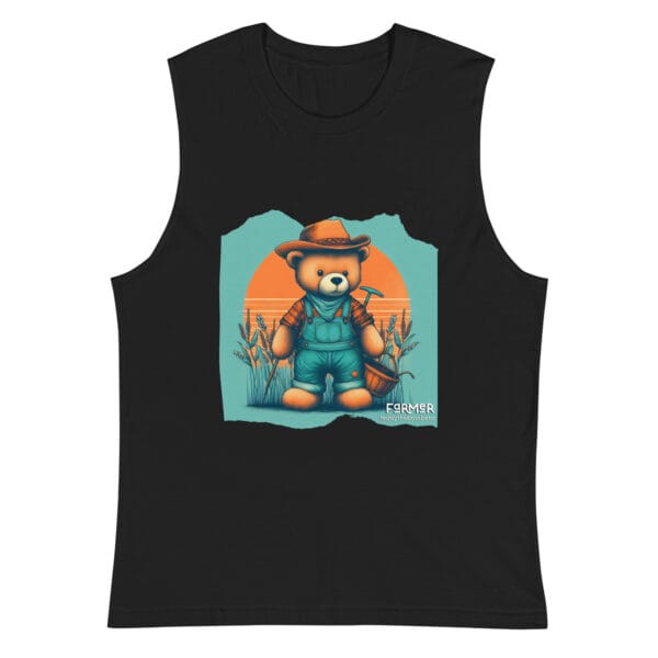 Farmer Boss - Tank Top (Brown Bear) - Image 3