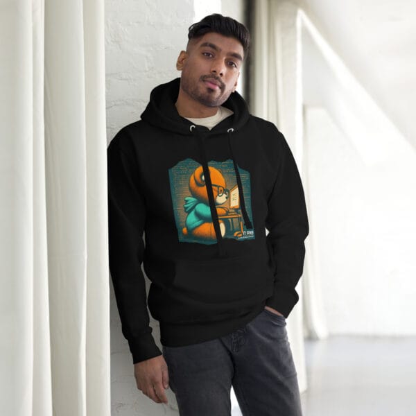 IT Boss - Hoodie (Brown Bear) - Image 2