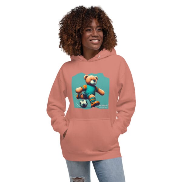 Footballer Boss - Hoodie (Brown Bear) - Image 6