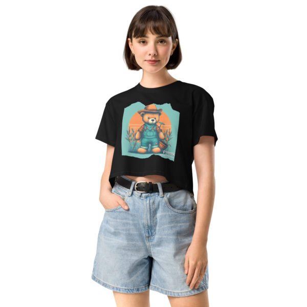 Farmer Boss - Crop Top (Brown Bear)