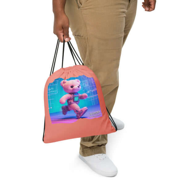 Runner Boss - Drawstring Bag (Android Bear) - Image 3